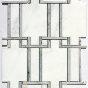 MG946 - Door frame white with gray stone