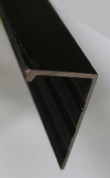 Trims Metal Black 3/8 8 Feet