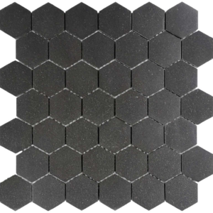 MG619-HEX [2x2] HANA CHARCOAL 2 INCH HEXAGON