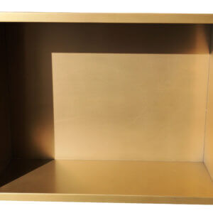 1216SS -Gold Stainless Steel Shower Niche