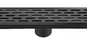 24 flowin char 24Inch Flow-in linear Drain-charcoal