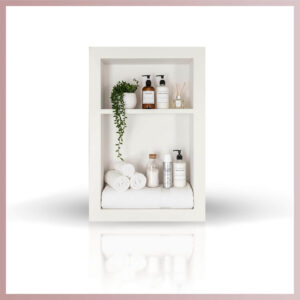 MN1624-WH-26057 SHOWER NICHE Pure White  16X24