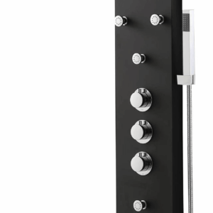 HC6331-BC -----SS Shower panel Matt Black