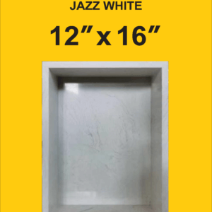 MN1216-JW-26088 SHOWER NICHE JAZZ WHITE 12X16