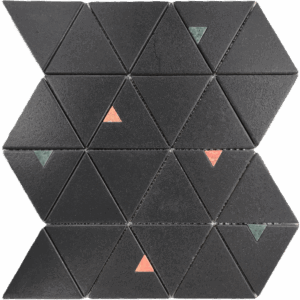 MG692 - 6" CHARCOAL Triangle Matt 10.6"X11.6"