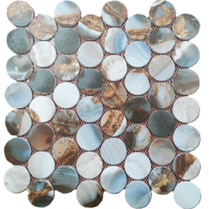 MG644- Round Ceramic Mosaic
