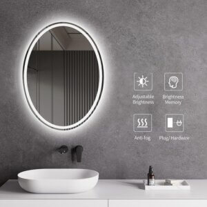 LED Mirror Oval Shape 24X32 - LED-813610