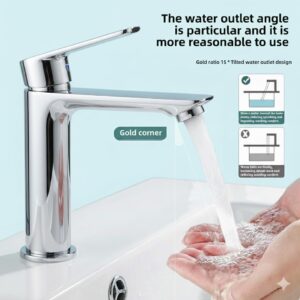 Faucet7-CH-30340 Vanity Faucet Naples Chrome